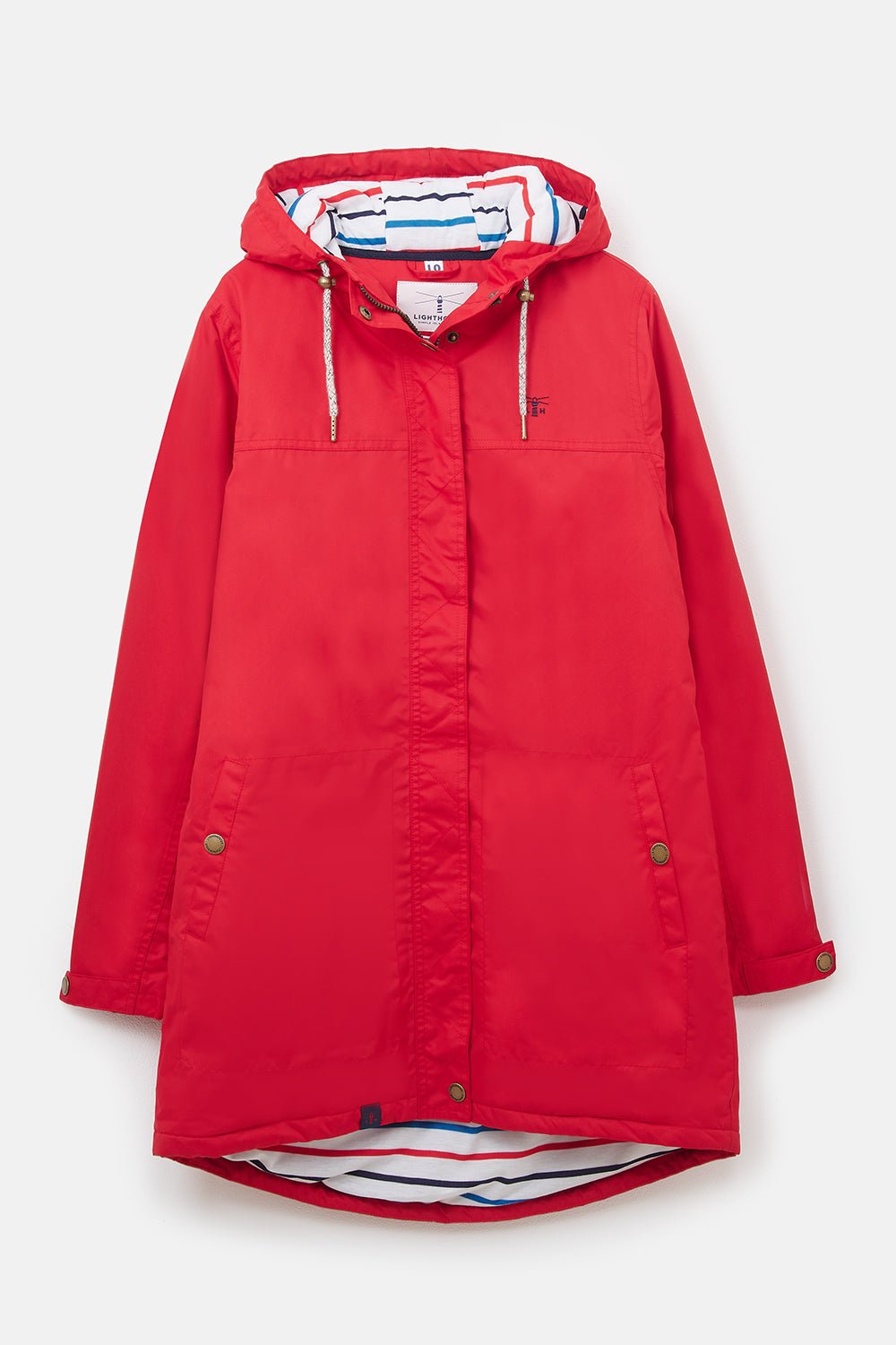 Eva Long Coat - Red-Lighthouse