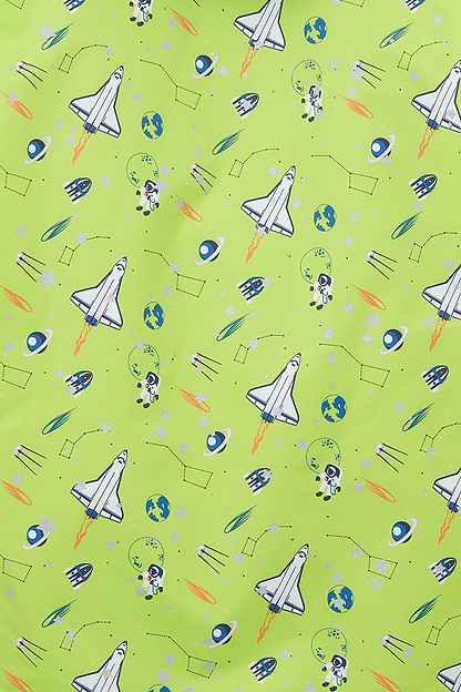 Finlay Coat - Lime Space Print-Lighthouse