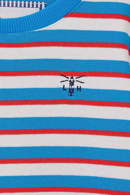 Finn Jersey - Blue Red-Lighthouse