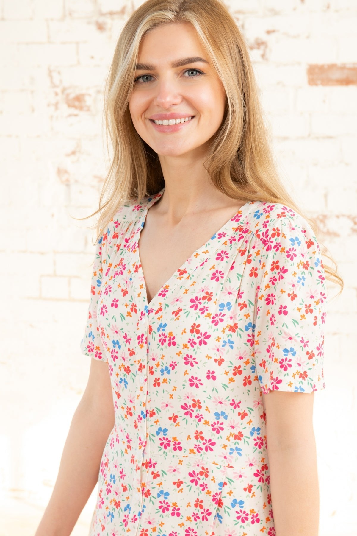 Frankie Dress - Summer Floral-Lighthouse