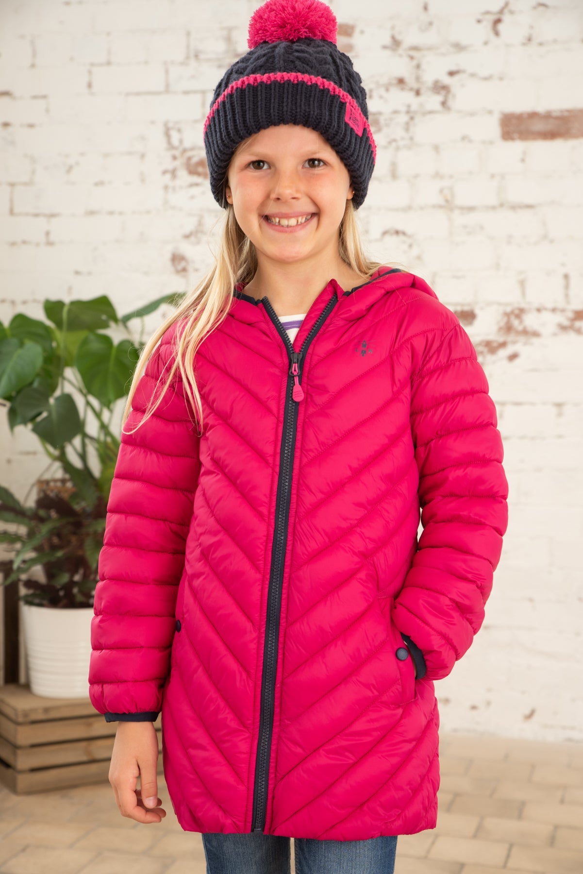 Georgia Coat - Bright Pink-Lighthouse