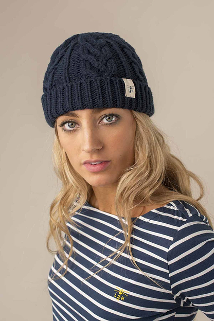 Hannah Beanie - Navy-Lighthouse