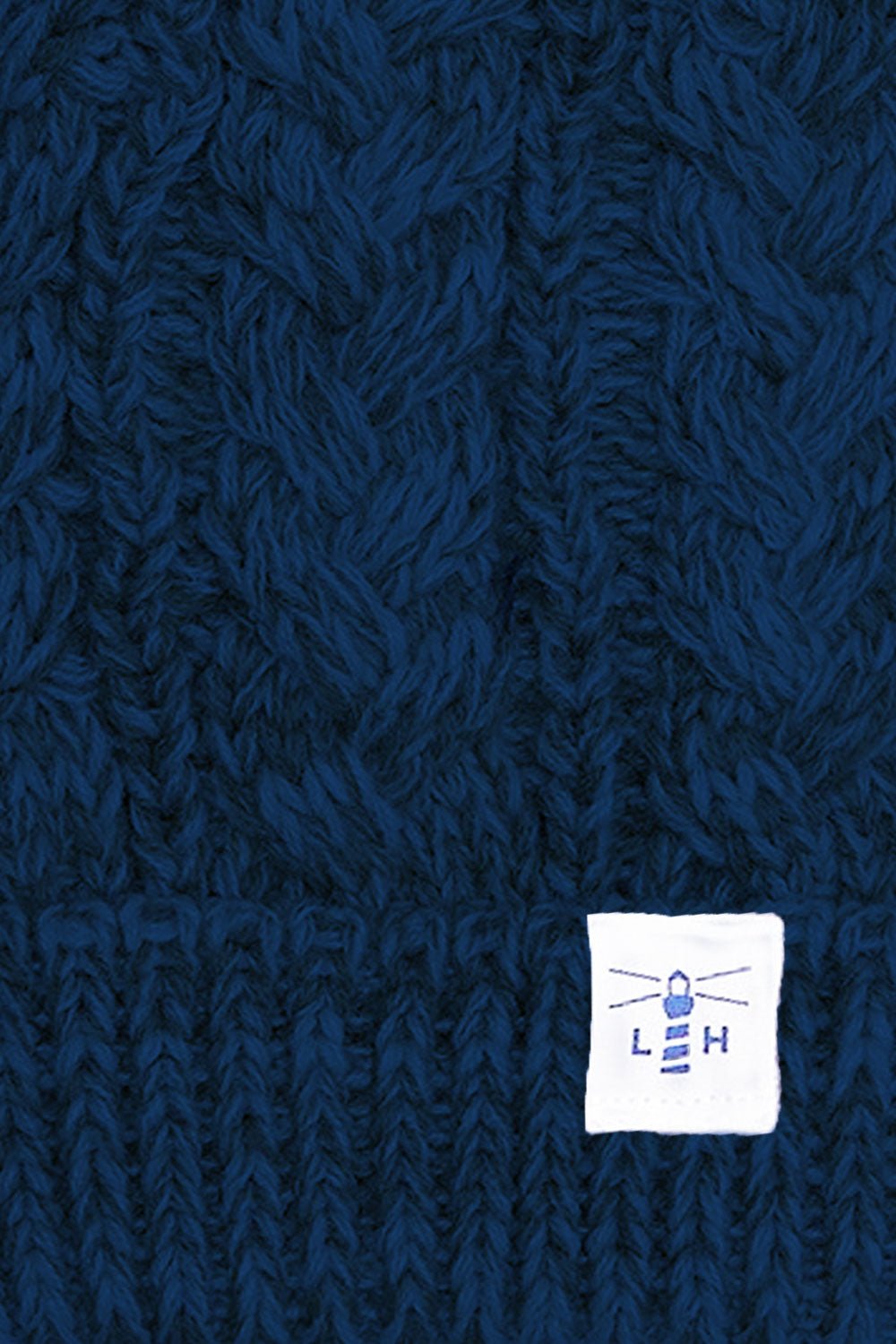 Hannah Bobble Hat - Navy Red-Lighthouse
