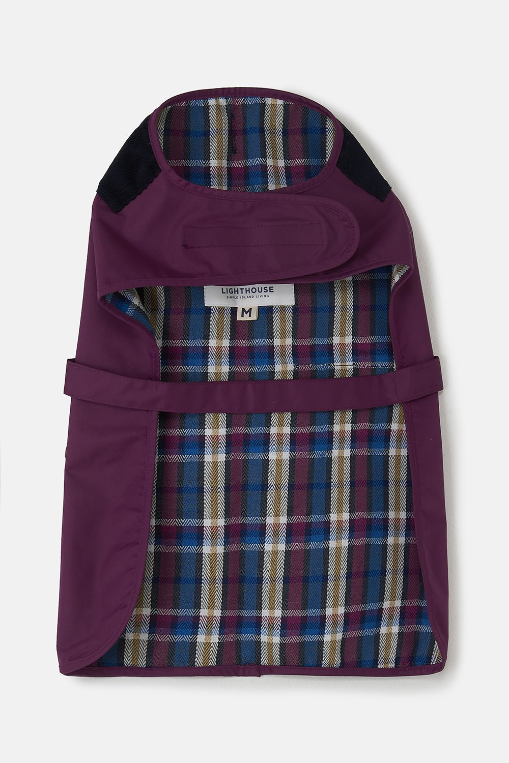 Heritage Dog Coat - Plum-Lighthouse