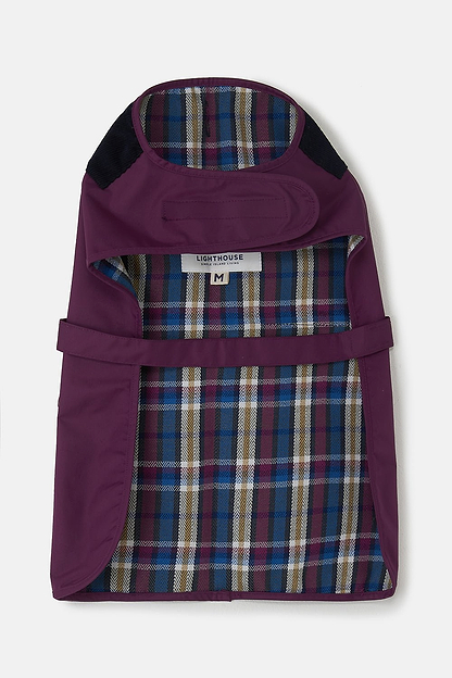 Heritage Dog Coat - Plum-Lighthouse