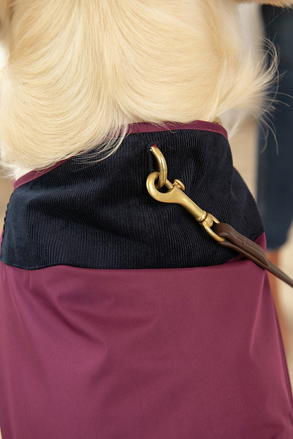 Heritage Dog Coat - Plum-Lighthouse