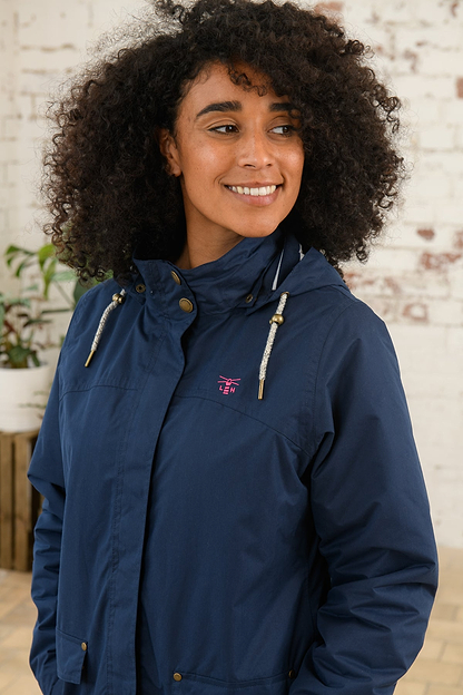 Iona Coat - Navy-Lighthouse