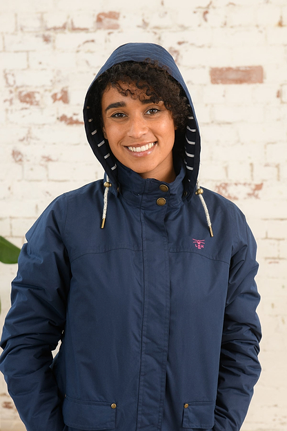 Iona Coat - Navy-Lighthouse