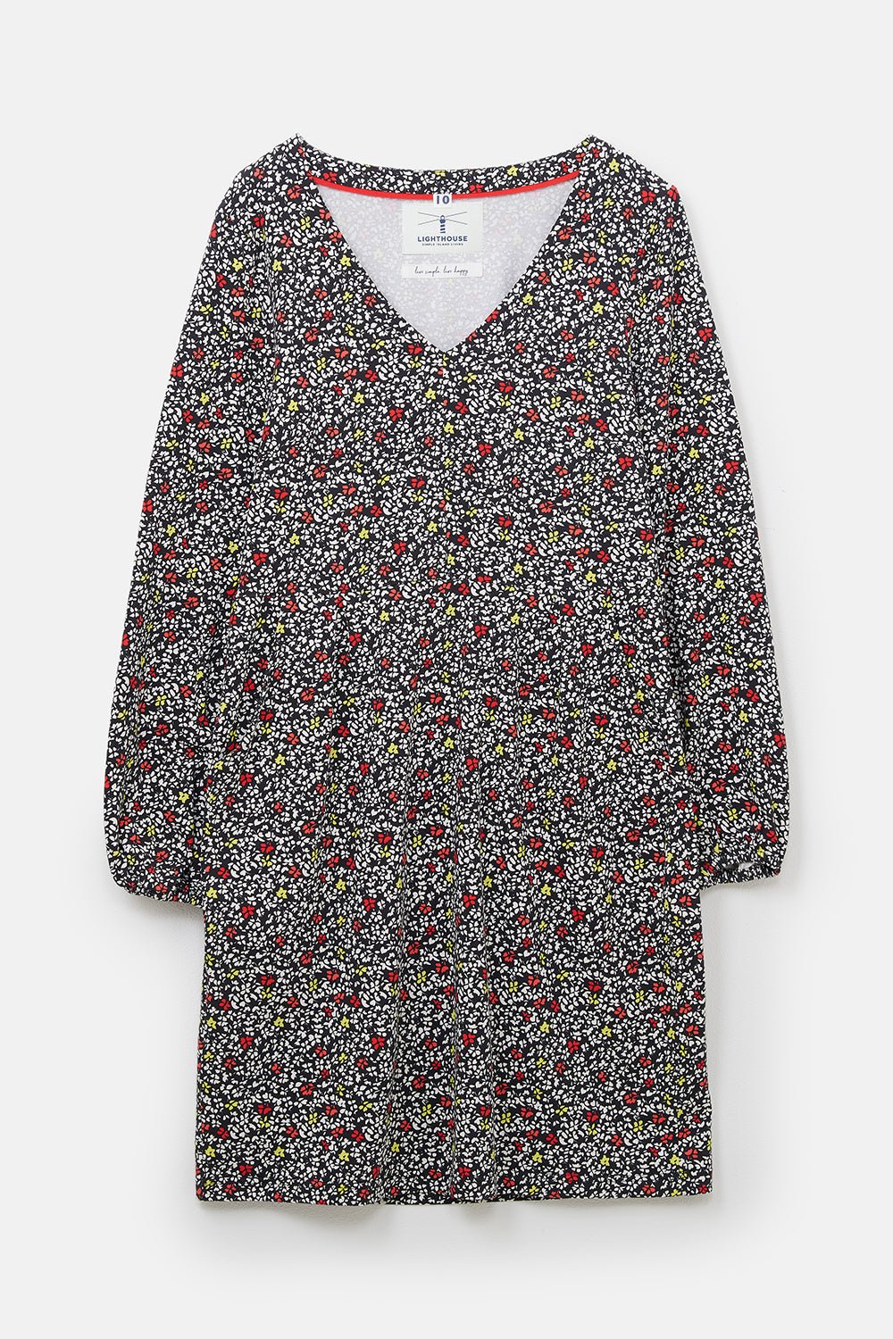 Isla Dress - Red Apple Floral-Lighthouse