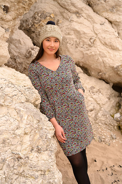 Isla Dress - Red Apple Floral-Lighthouse