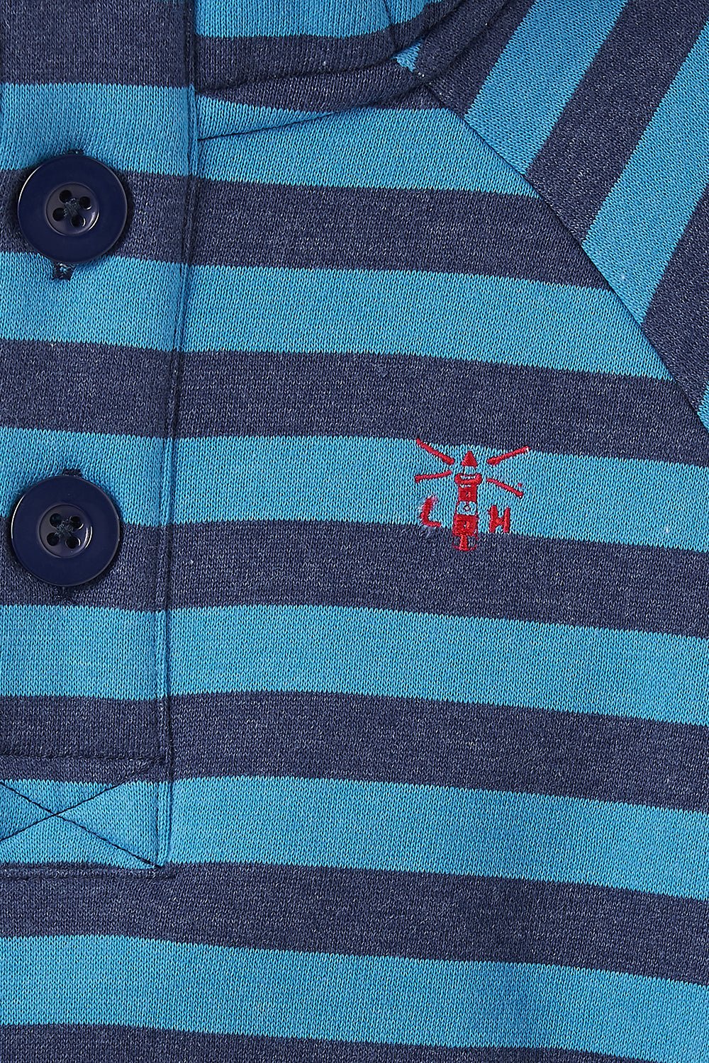 Jack Hoodie - Blue Navy Stripe - Lighthouse