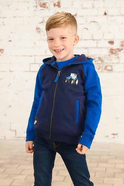 Jackson Full Zip Hoodie - Blue Tractor-Lighthouse