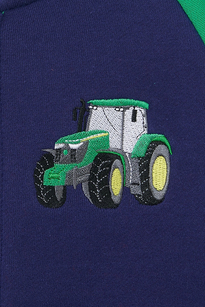 Jackson Full Zip Hoodie - Green Tractor-Lighthouse