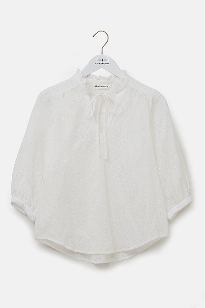 Lola Blouse - Broderie Anglaise-Lighthouse