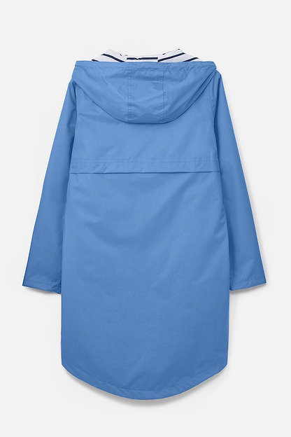 Long Beachcomber Jacket - Marine Blue-Lighthouse