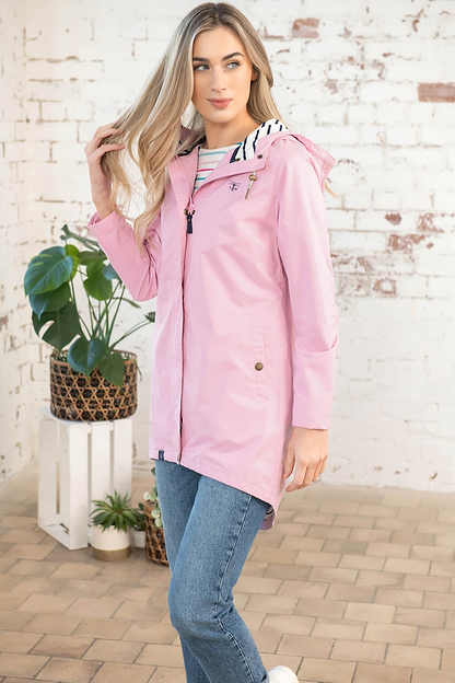 Long Beachcomber Jacket - Pink Lady-Lighthouse