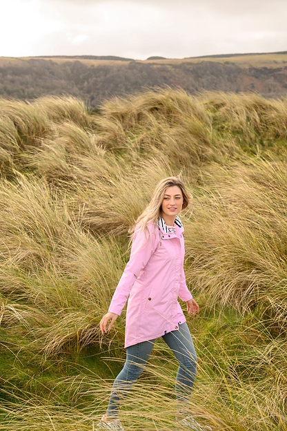 Long Beachcomber Jacket - Pink Lady-Lighthouse