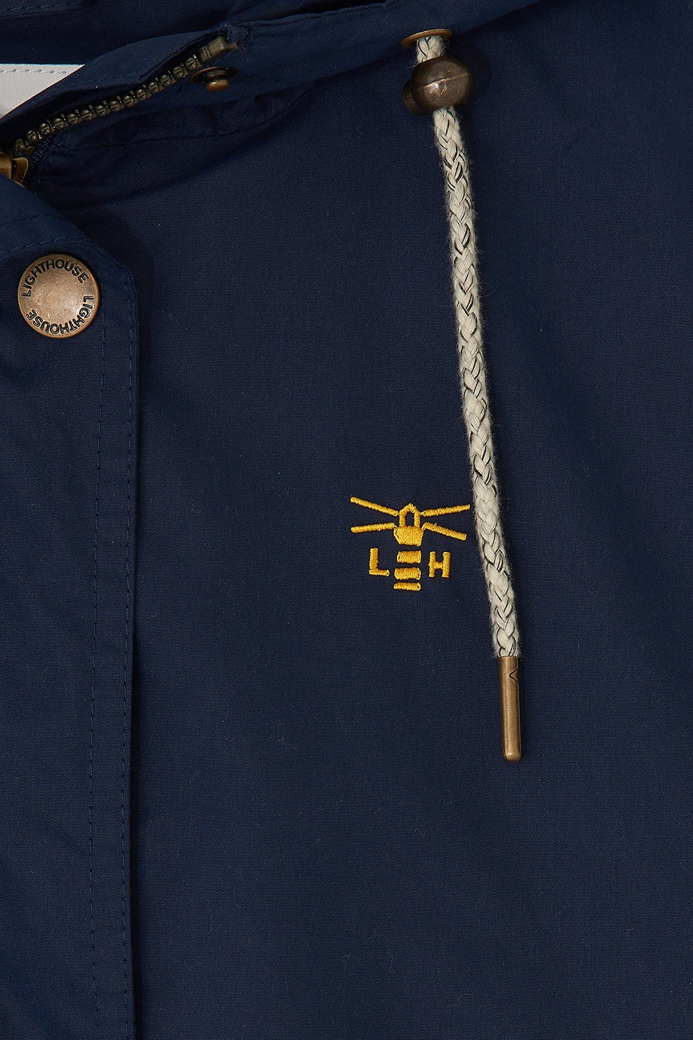 Long Iona Coat - Navy-Lighthouse