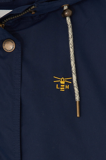 Long Iona Coat - Navy-Lighthouse