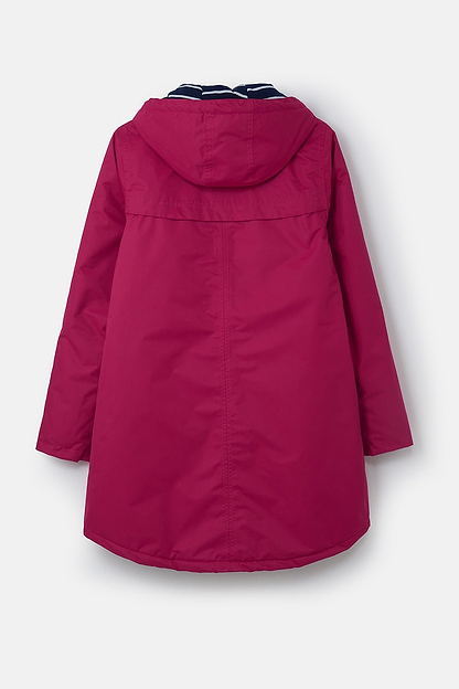 Long Iona Coat - Raspberry-Lighthouse