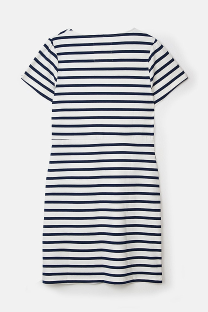 Lydia Dress - Cloud Midnight Stripe-Lighthouse