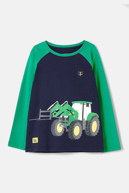 Mason Top - Green Front Loader-Lighthouse