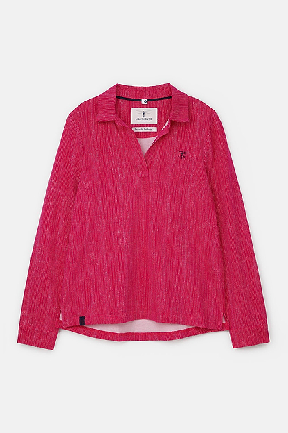 Maya Shirt - Raspberry Dash-Lighthouse