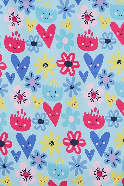 Olivia Jacket - Soft Turquoise Flower-Lighthouse
