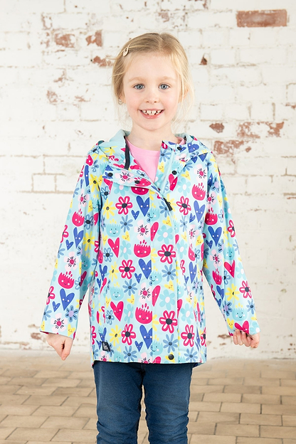 Olivia Jacket - Soft Turquoise Flower-Lighthouse