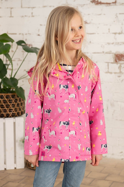 Olivia Jacket - Sweet Pea Farm Print - Lighthouse