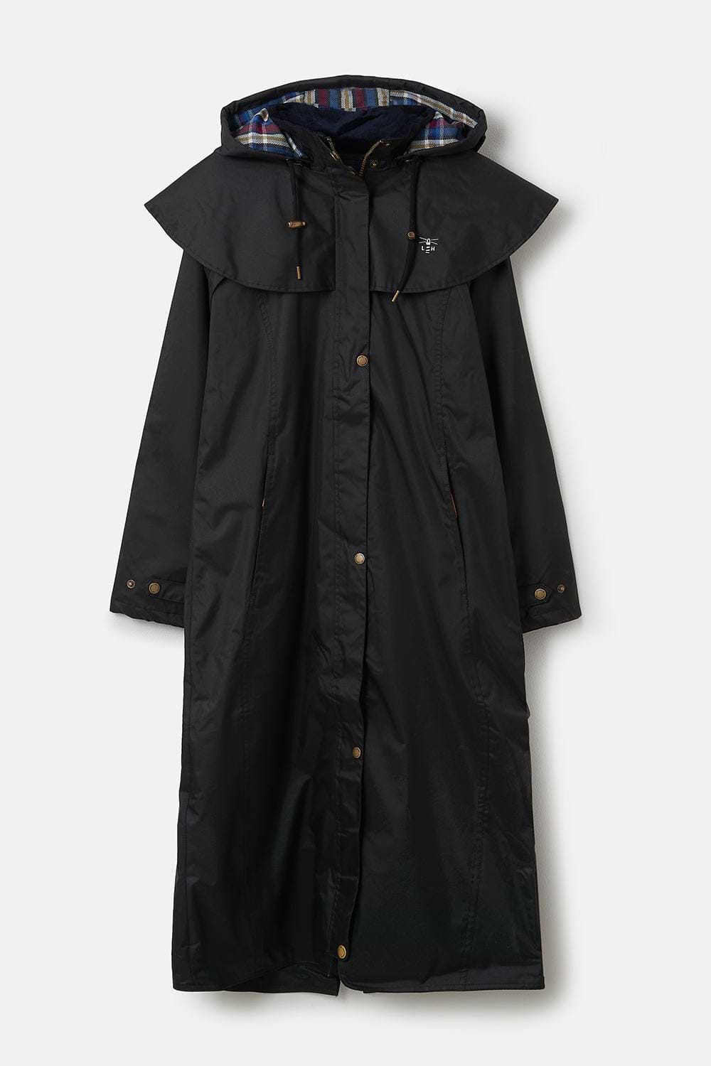 Outback Full Length Waterproof Raincoat - Black-Lighthouse