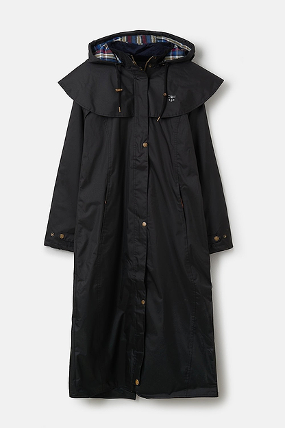 Outback Full Length Waterproof Raincoat - Black-Lighthouse