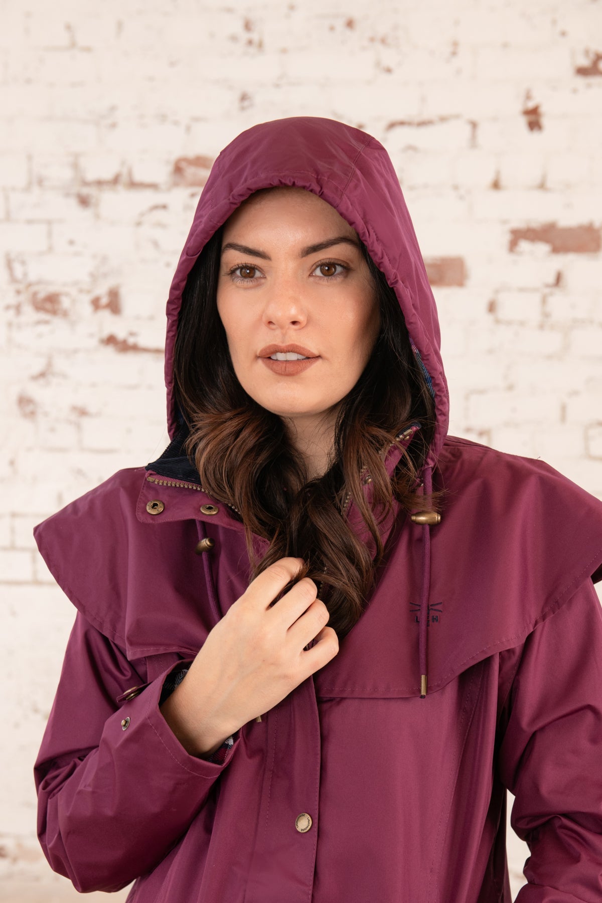 Outback Full Length Waterproof Raincoat - Plum-Lighthouse