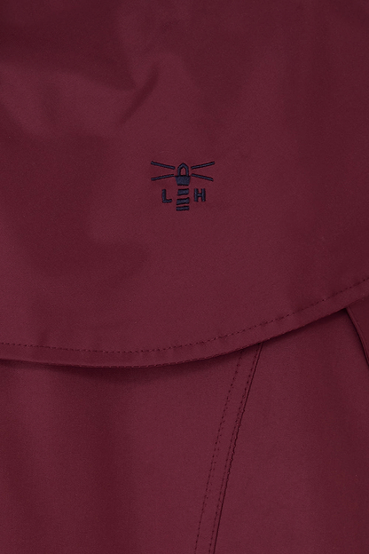 Outrider 3/4 Length Waterproof Raincoat - Berry-Lighthouse