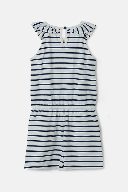 Penelope Playsuit - Cloud Stripe-Lighthouse