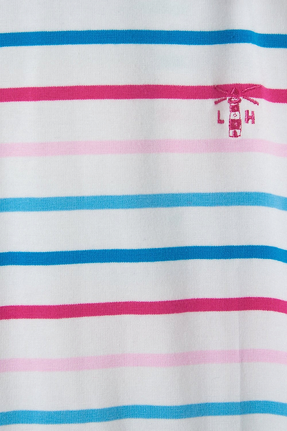 Penelope Playsuit - Teal Pink Stripe-Lighthouse