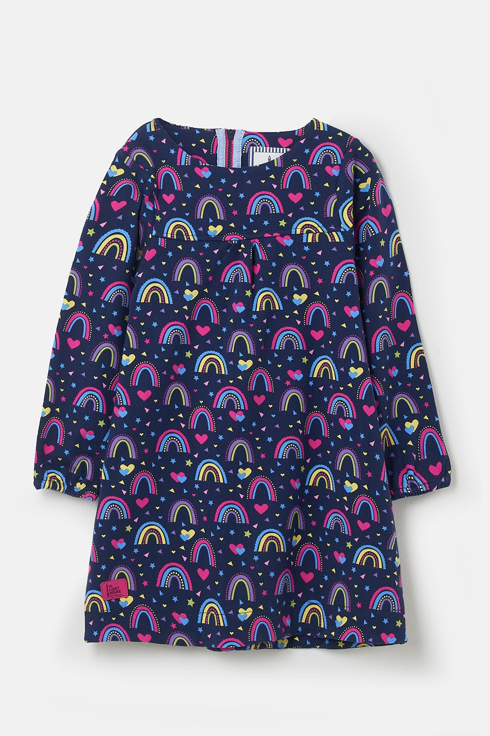 Penny Dress - Rainbow Print - Lighthouse