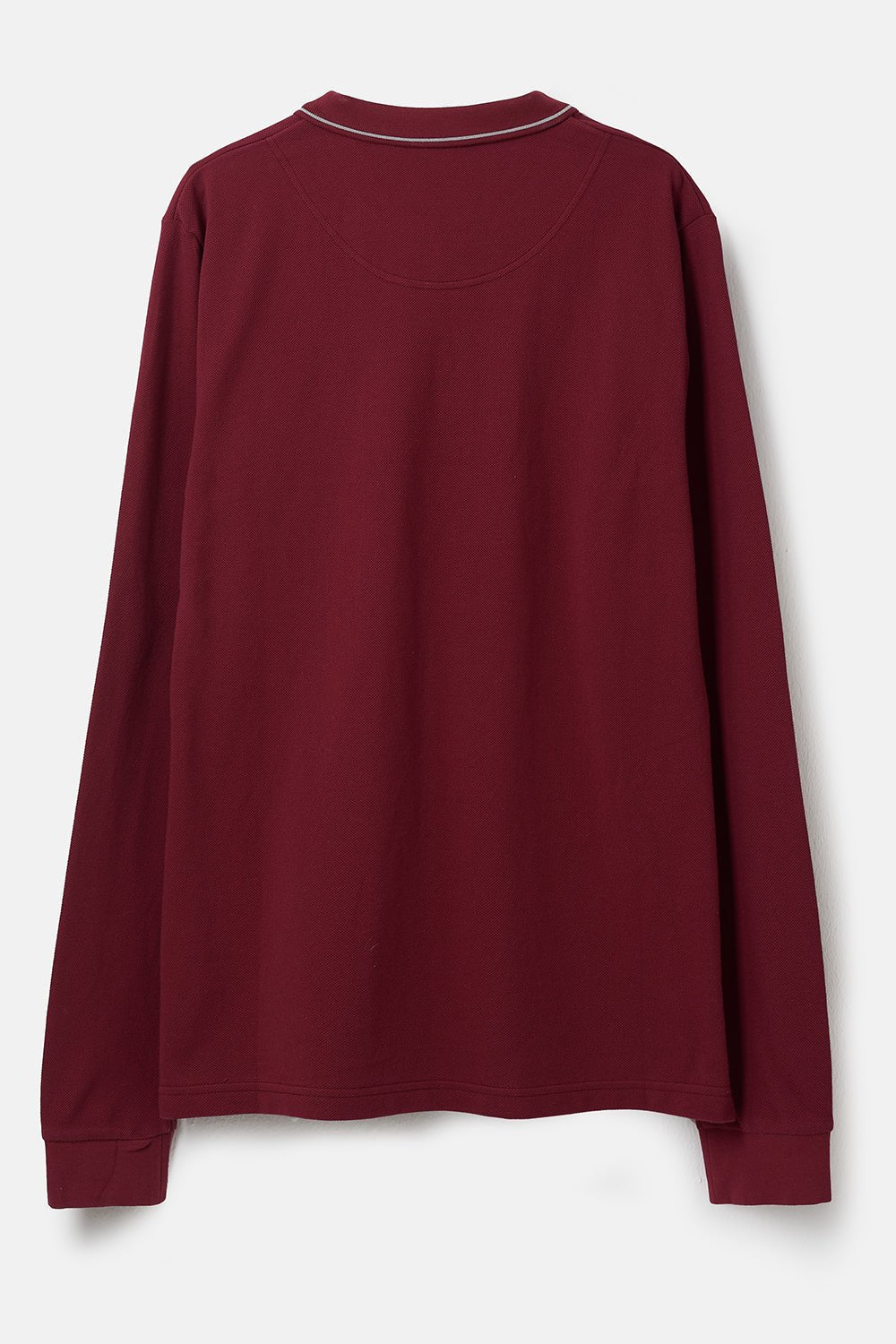 Pier Long Sleeve Polo - Bordeaux - Lighthouse