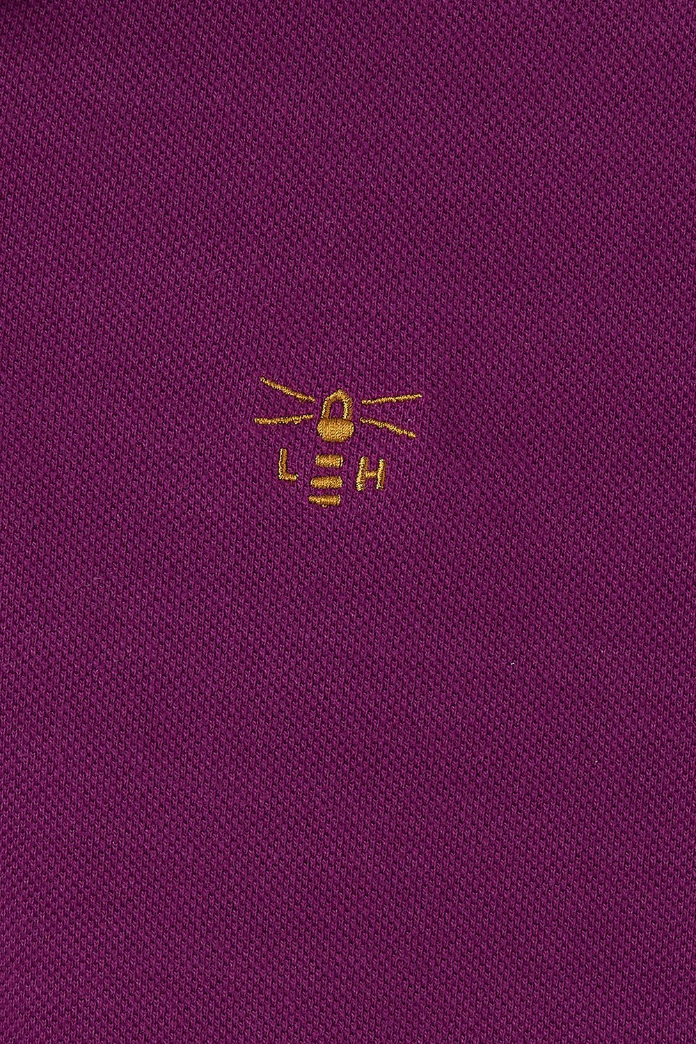 Pier Polo Shirt - Grape Pique - Lighthouse