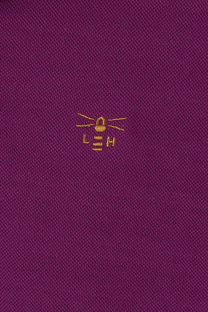 Pier Polo Shirt - Grape Pique - Lighthouse