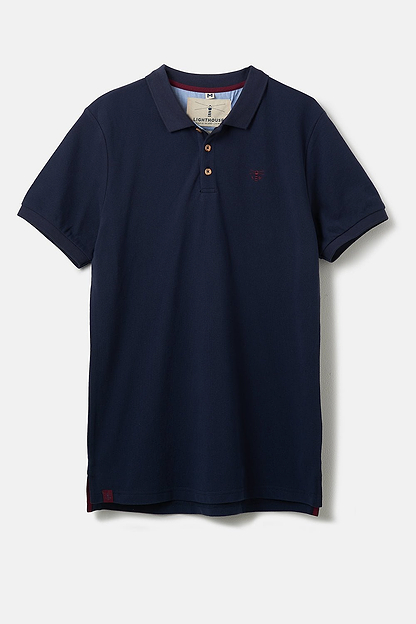 Pier Polo Shirt - Navy - Lighthouse