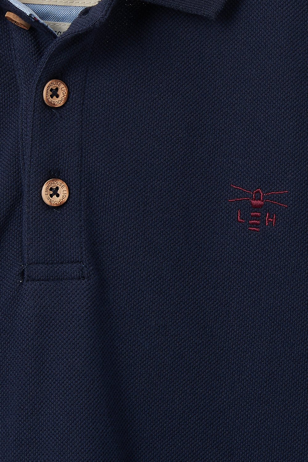 Pier Polo Shirt - Navy - Lighthouse