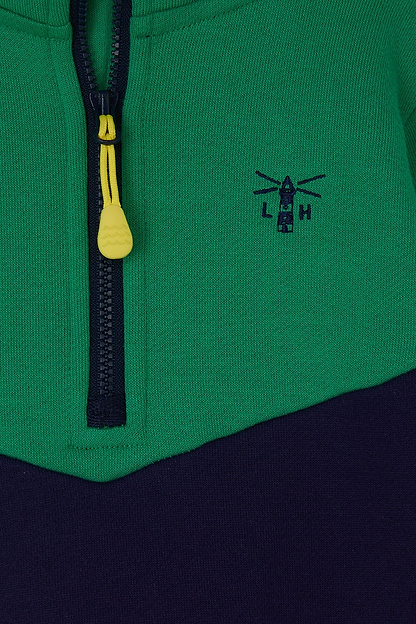 Riley Sweatshirt - Peagreen Navy-Lighthouse