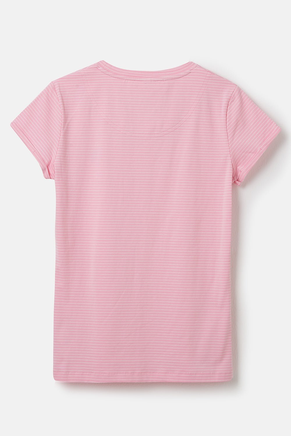 Seashore T Shirt - Rose Pink Stripe - Lighthouse