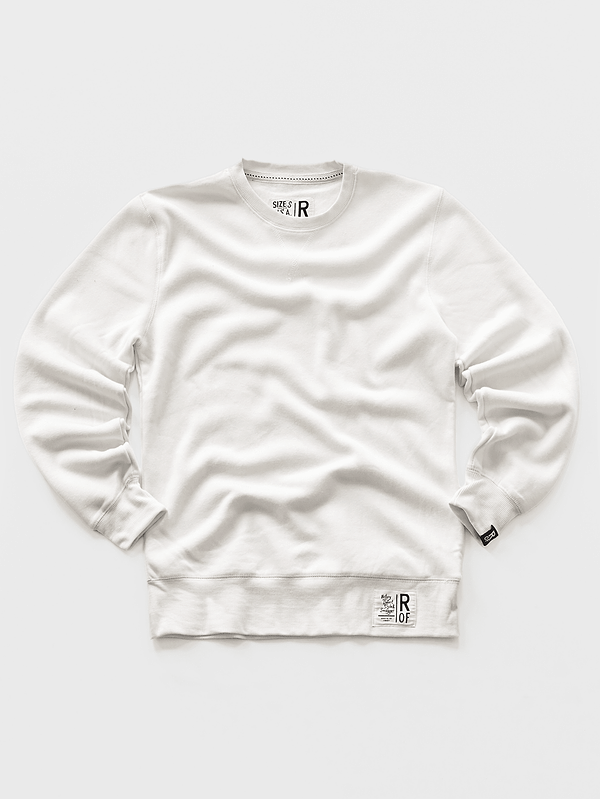 Supersoft Midweight Vinage White Sweatshirt - Roots of Fight Canada