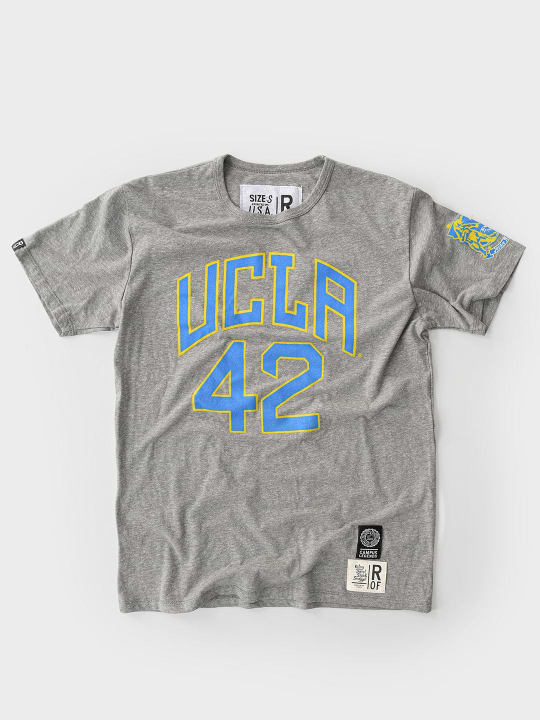 UCLA - Jackie Robinson Bruins Grey Triblend Tee