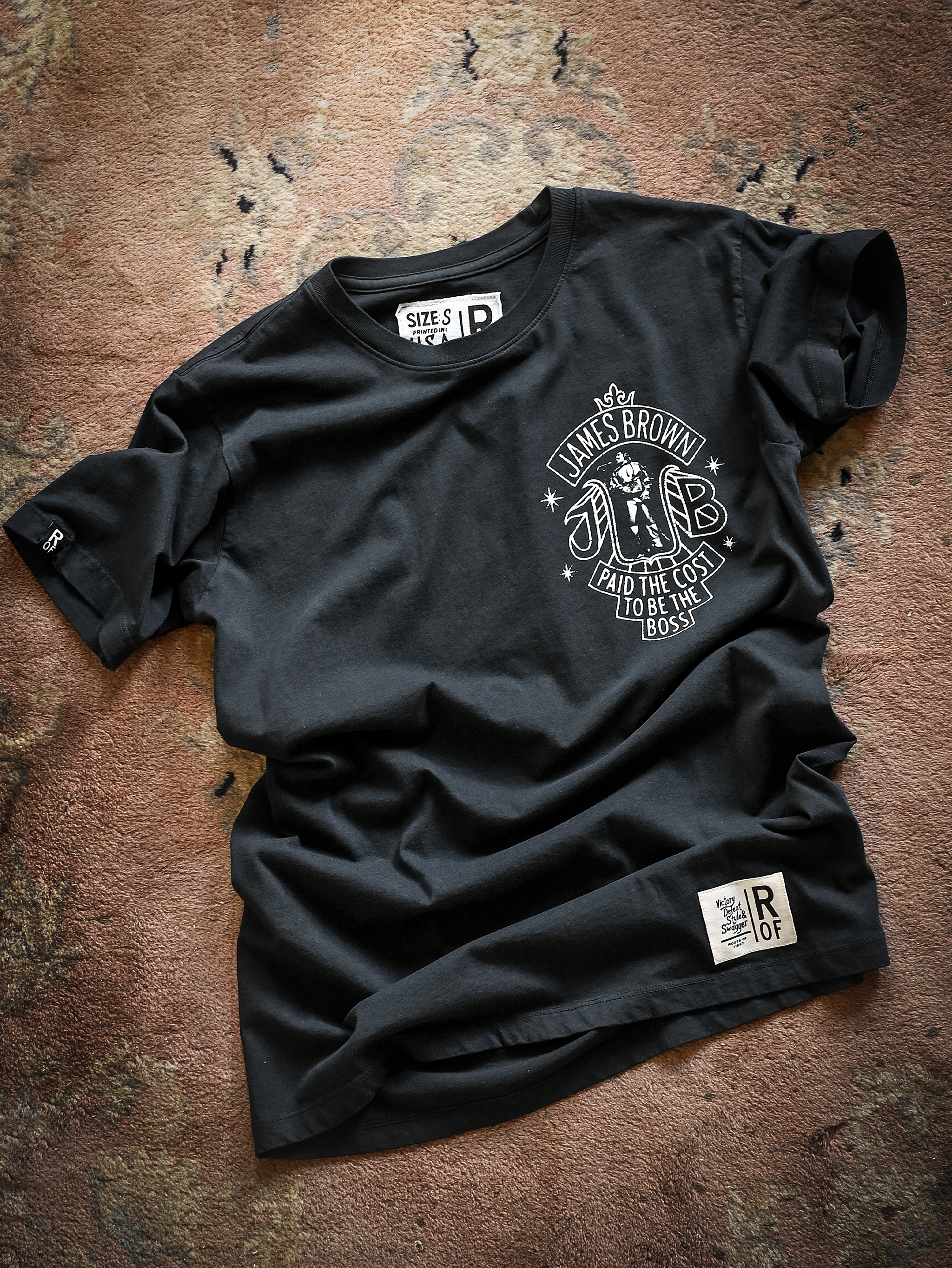James Brown Godfather of Soul Black Tee