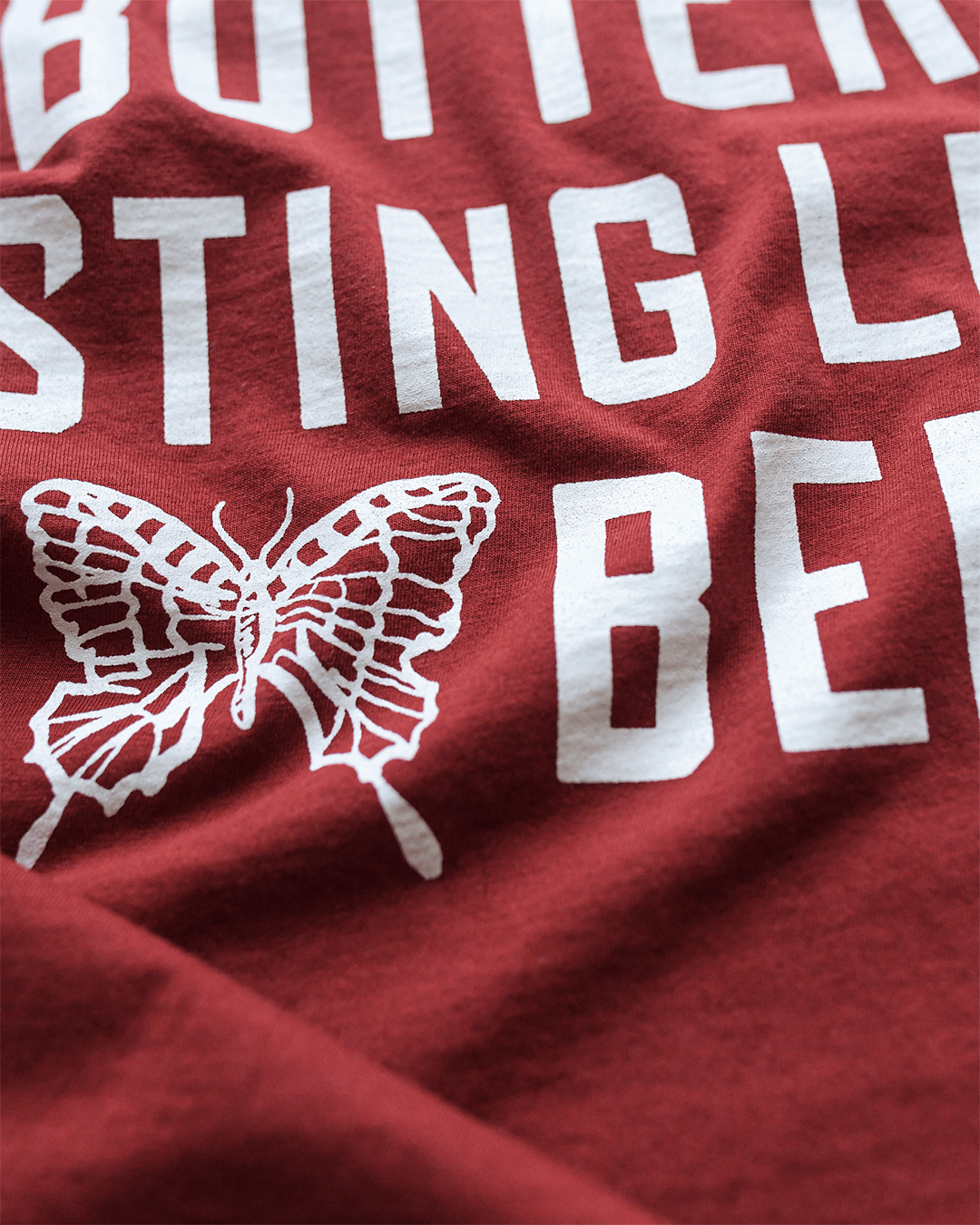 Ali Float Like A Butterfly Cardinal Tee - Roots of Fight Canada
