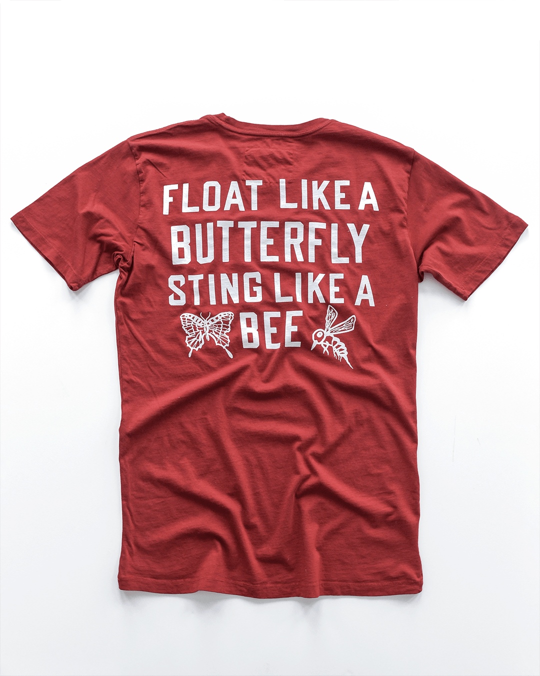 Ali Float Like A Butterfly Cardinal Tee - Roots of Fight Canada