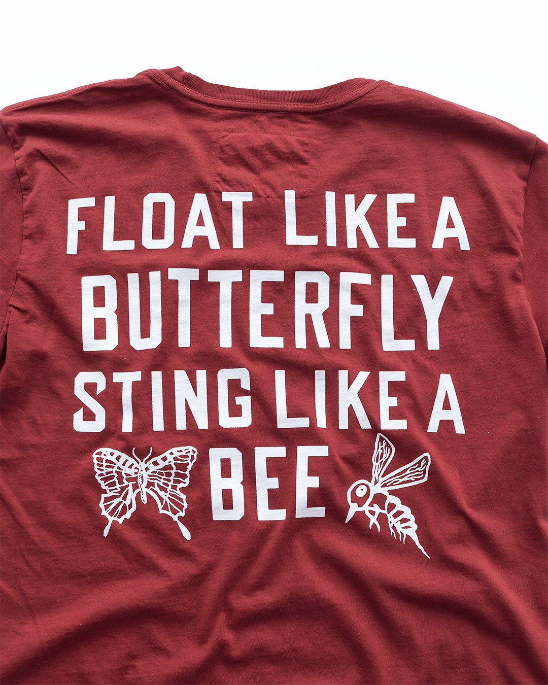 Ali Float Like A Butterfly Cardinal Tee - Roots of Fight Canada